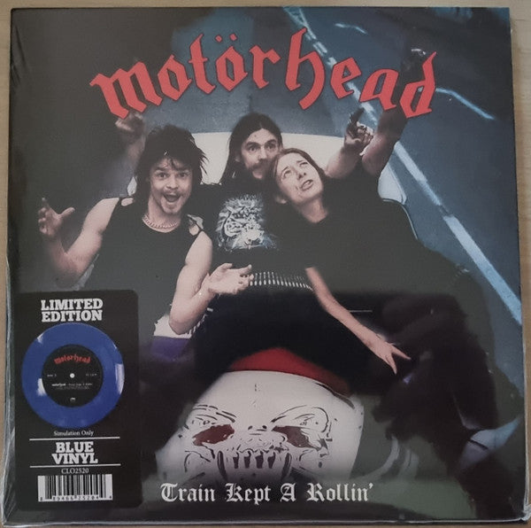 Motörhead, Lemmy : Train Kept A Rollin' (7", Ltd, Blu)