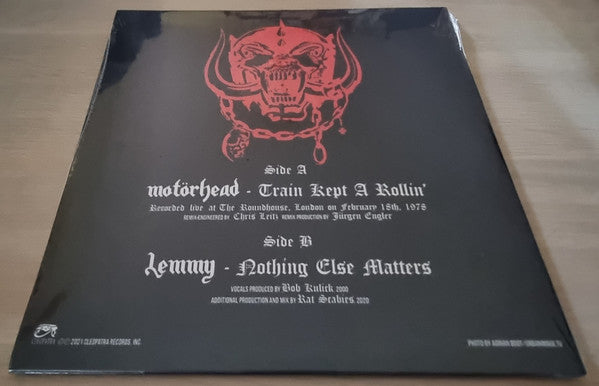 Motörhead, Lemmy : Train Kept A Rollin' (7", Ltd, Blu)