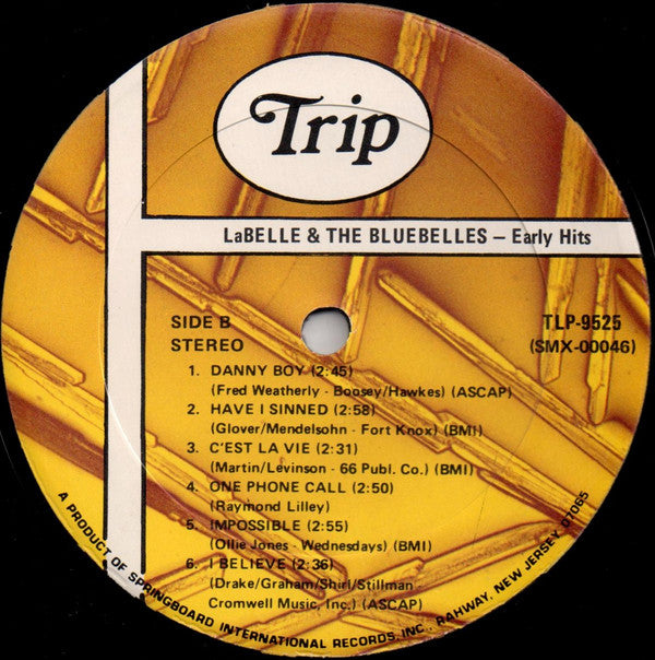 Patti LaBelle And The Bluebells : Early Hits (LP, Comp)