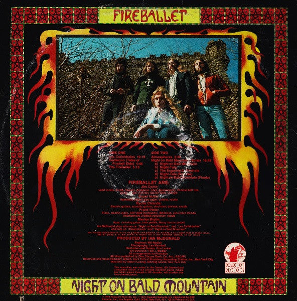 Fireballet – Night On Bald Mountain – Vinyl (LP, Album), 1975 [r3891425] |  Discogs