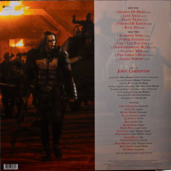 John Carpenter : Ghosts Of Mars (Original Motion Picture Soundtrack) (LP, Album, RSD, Ltd, RE, Red)