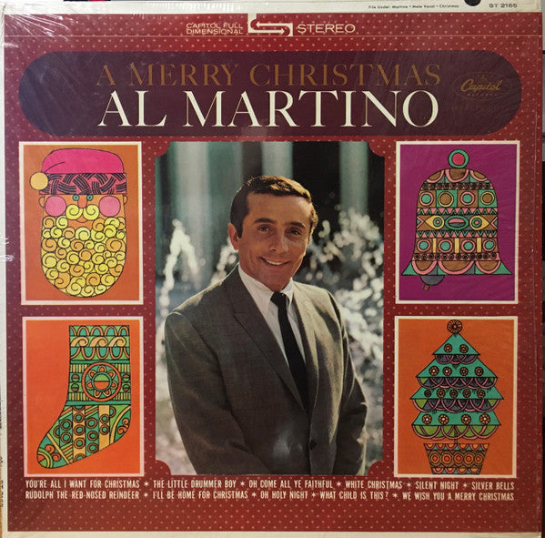 Al Martino : A Merry Christmas (LP, Jac)