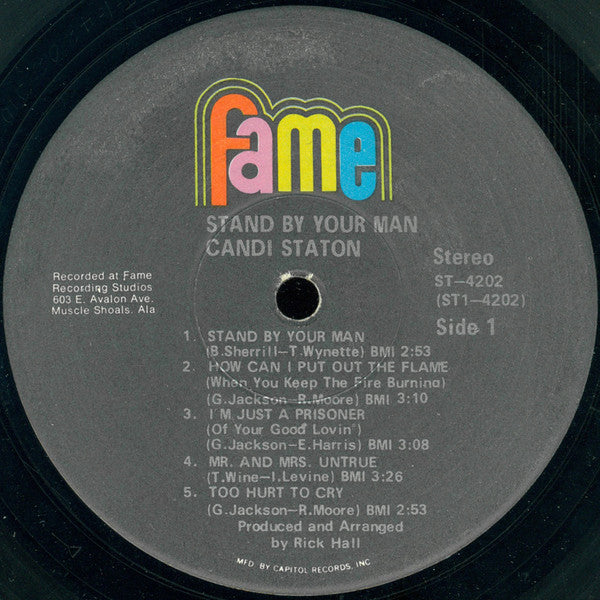 Candi Staton : Stand By Your Man (LP, Album, Win)