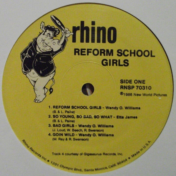 Various : Reform School Girls (The Original Soundtrack) (LP)