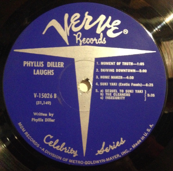 Phyllis Diller : Laughs (LP, Mono, Blu)