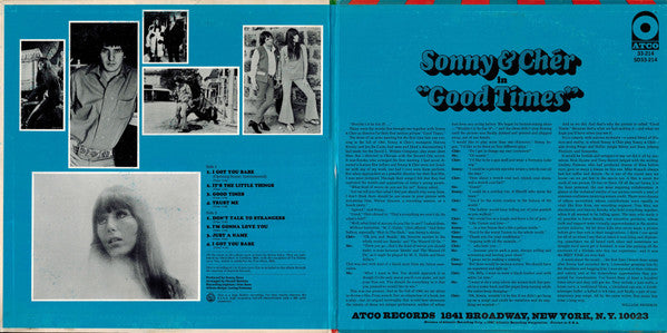 Sonny & Cher : Good Times (Original Film Soundtrack) (LP, Album)