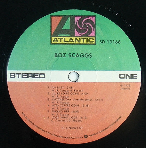 Boz Scaggs : Boz Scaggs (LP, Album, RE, Rem)