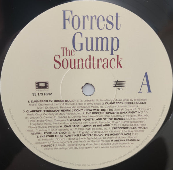 Various : Forrest Gump (The Soundtrack) (2xLP, Comp, RE)