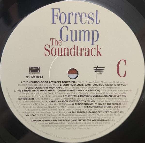 Various : Forrest Gump (The Soundtrack) (2xLP, Comp, RE)