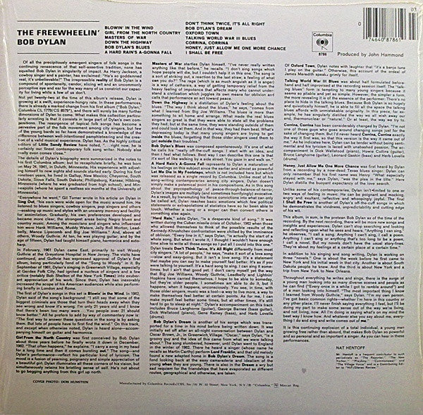 Bob Dylan : The Freewheelin' Bob Dylan (LP, Album, RE)