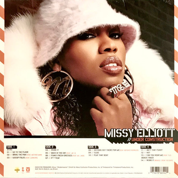 Missy Elliott : Under Construction (2xLP, Album, RE)