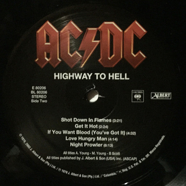 AC/DC : Highway To Hell (LP, Album, RE, RM, 180)