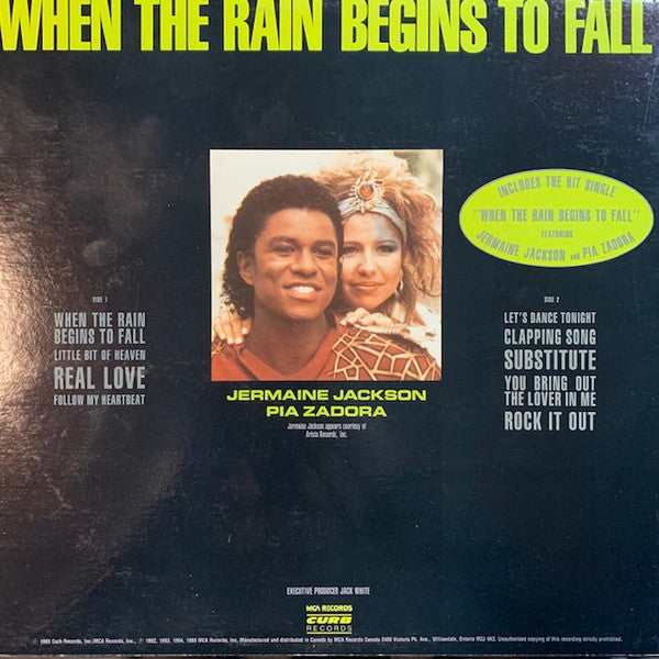 Pia Zadora : When The Rain Begins To Fall (LP, Album)