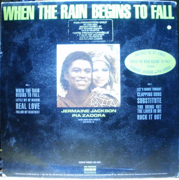 Pia Zadora : When The Rain Begins To Fall (LP, Album)