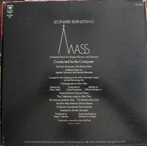 Leonard Bernstein : Mass (2xLP)