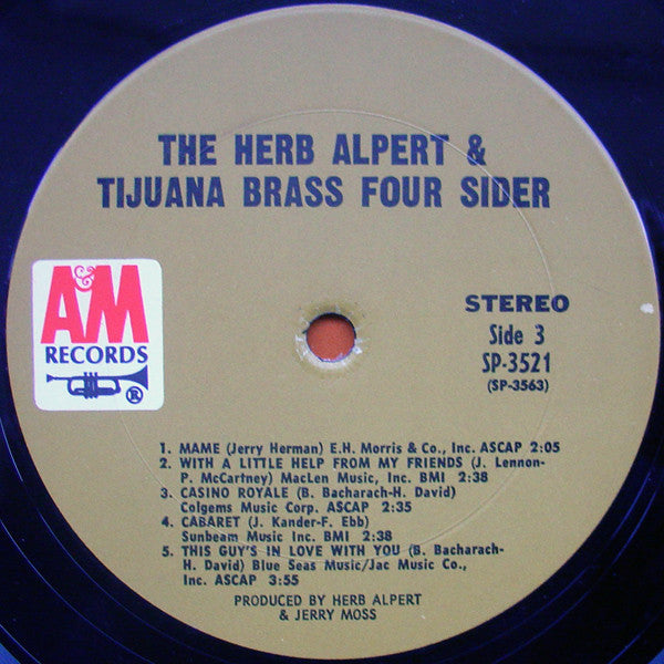 Herb Alpert & The Tijuana Brass : Foursider (2xLP, Comp)