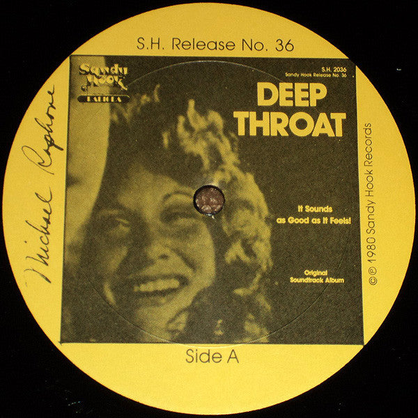 Various : Deep Throat - It Sounds As Good As It Feels! (Original Soundtrack Album) (LP, Album)