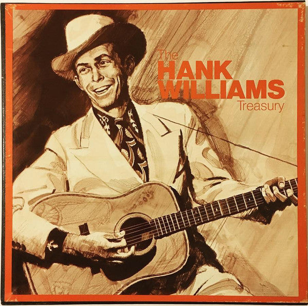 Hank Williams : The Hank Williams Treasury (Box, Comp + 4xLP)