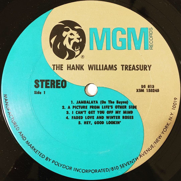 Hank Williams : The Hank Williams Treasury (Box, Comp + 4xLP)