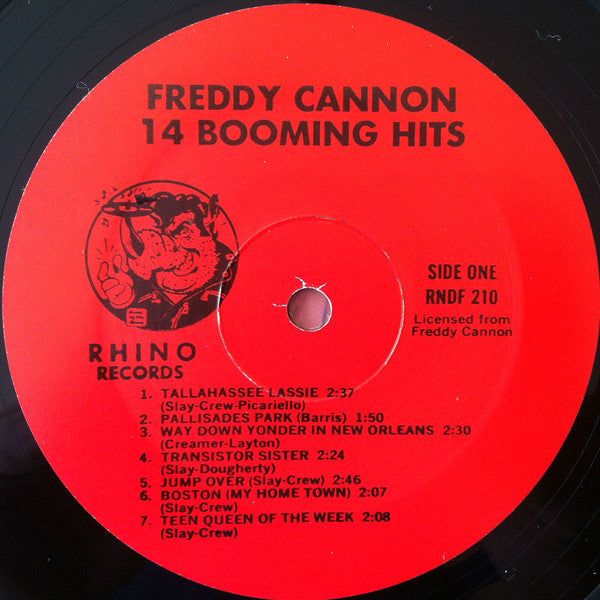 Freddy Cannon : 14 Booming Hits (LP, Comp)