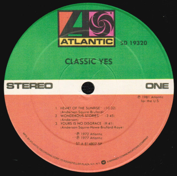 Yes : Classic Yes (LP, Comp, SP- + 7", Single)