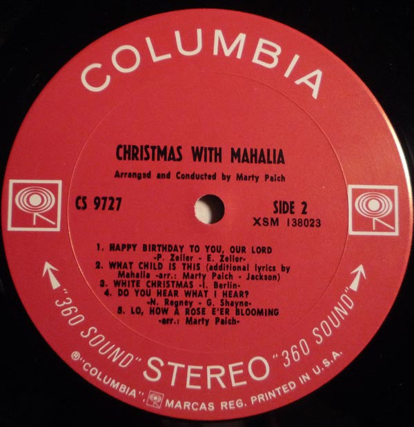 Mahalia Jackson : Christmas With Mahalia (LP, Album)