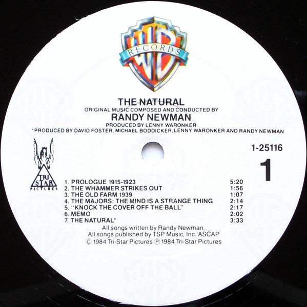 Randy Newman : The Natural (LP, Album, All)