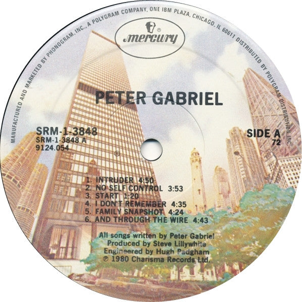 Peter Gabriel : Peter Gabriel (LP, Album, 72-)