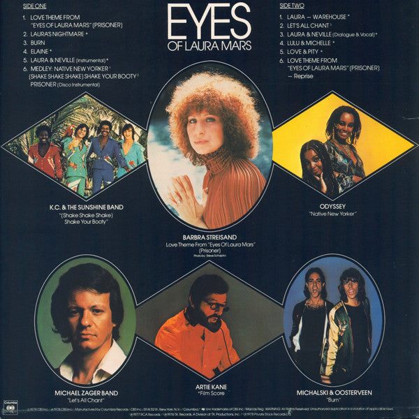 Various : Eyes Of Laura Mars (Music From The Original Motion Picture Soundtrack) (LP, Album)