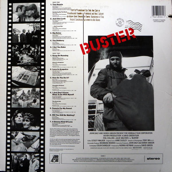 Various : Buster - Original Motion Picture Soundtrack (LP, Comp)