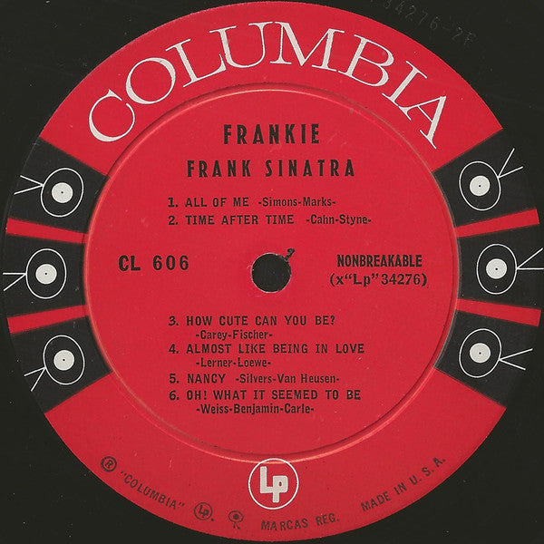 Frank Sinatra : Frankie (LP, Album, Comp, Mono, RP)