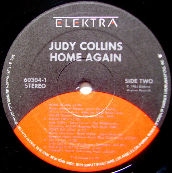 Judy Collins : Home Again (LP, Album)