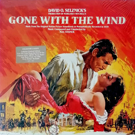 Max Steiner : Gone With The Wind (Music From The Original Motion Picture Soundtrack As Monophonically Recorded In 1939) (LP, Album, Mono, RM)