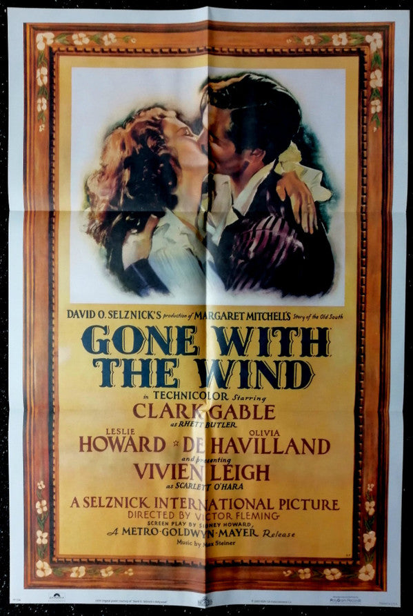 Max Steiner : Gone With The Wind (Music From The Original Motion Picture Soundtrack As Monophonically Recorded In 1939) (LP, Album, Mono, RM)