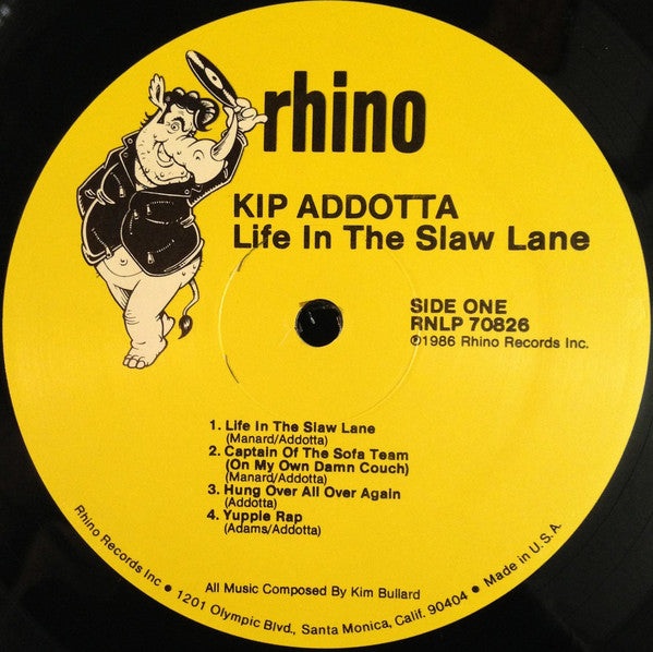 Kip Addotta : Life In The Slaw Lane (LP, Album)