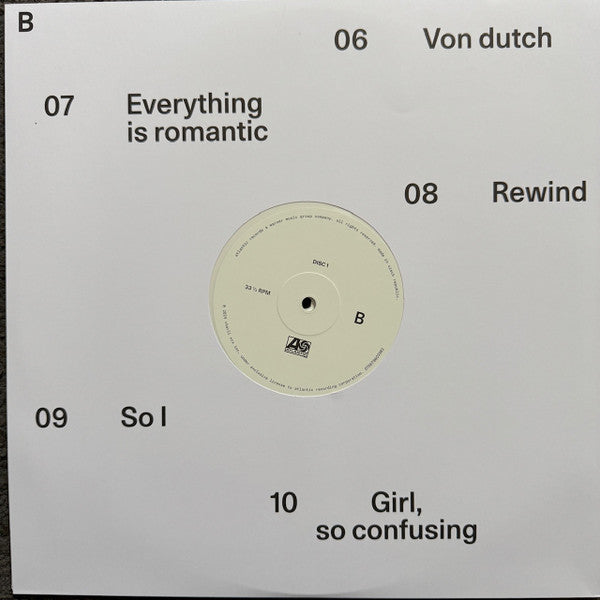 Charli XCX : Brat And It's The Same But There's Three More Songs So It's Not (2xLP, Album, Dlx, Whi)