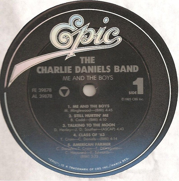 The Charlie Daniels Band : Me And The Boys (LP, Album)