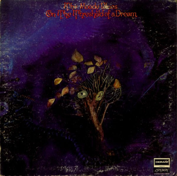 The Moody Blues : On The Threshold Of A Dream (LP, Album, BW )