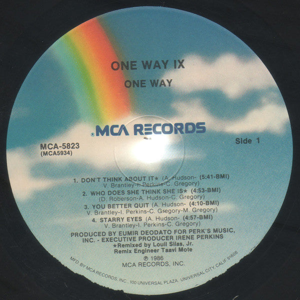 One Way : One Way IX (LP, Album)