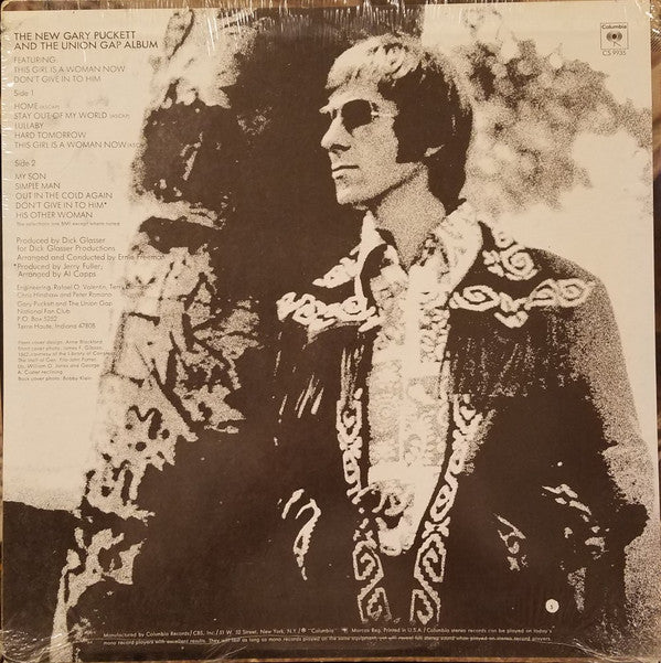 Gary Puckett & The Union Gap : The New Gary Puckett And The Union Gap Album (LP, Album, Ter)