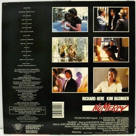 Alan Silvestri : No Mercy (Original Motion Picture Soundtrack) (LP, Album)