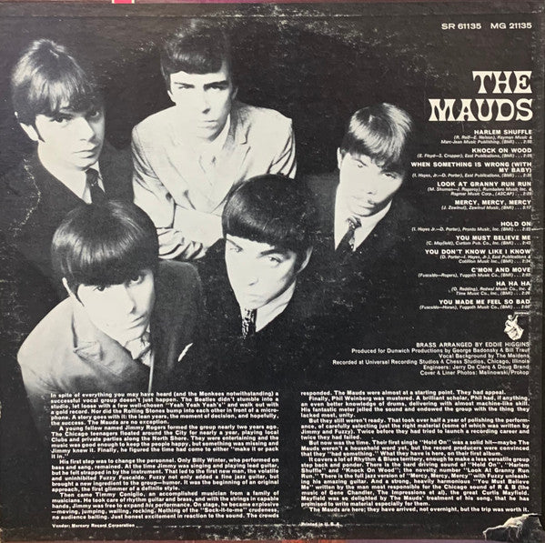 The Mauds : The Mauds Hold On (LP, Album)