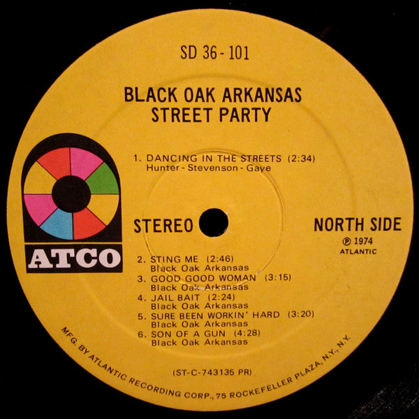 Black Oak Arkansas : Street Party (LP, Album)