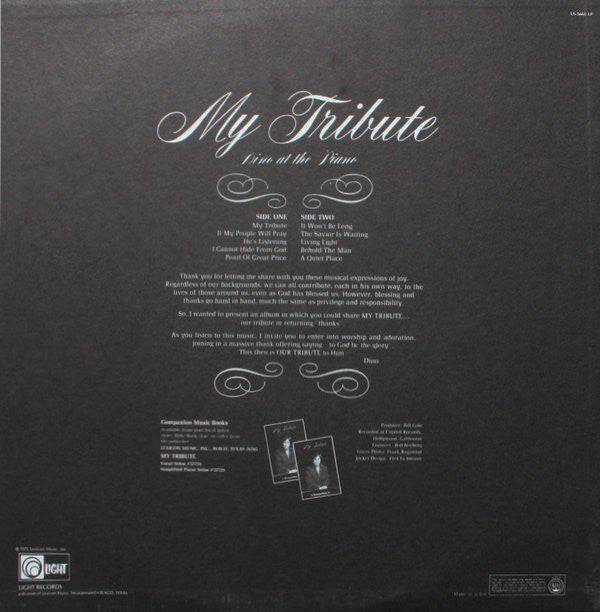 Dino Kartsonakis : My Tribute (LP, Album)