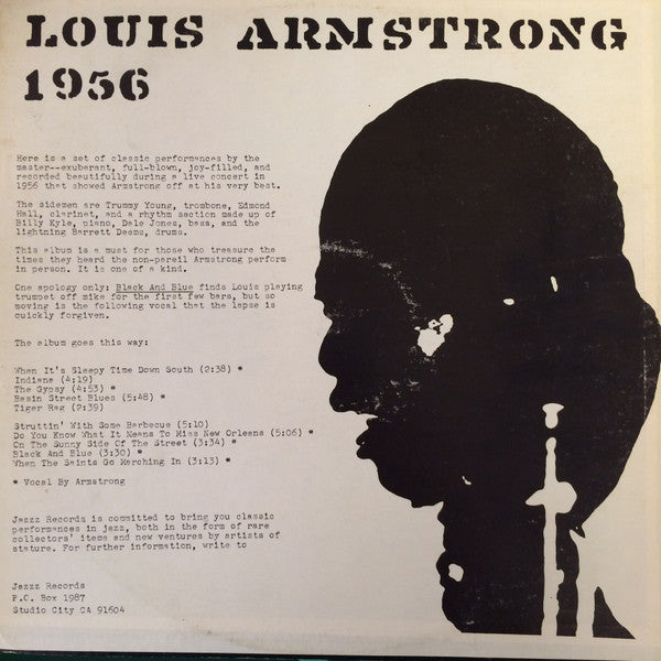 Louis Armstrong And His All-Stars : In Concert 1956 (LP, Album)