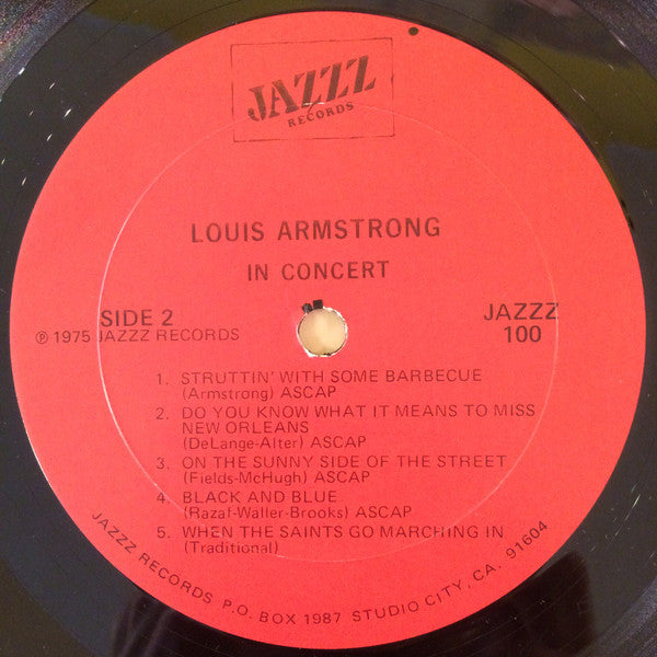 Louis Armstrong And His All-Stars : In Concert 1956 (LP, Album)