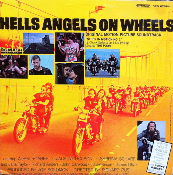 Stu Phillips : Hells Angels On Wheels (Original Motion Picture Soundtrack) (LP, Album)