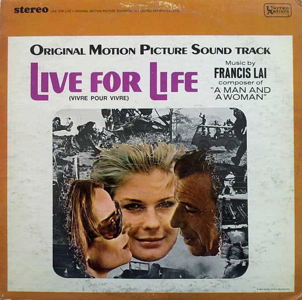 Francis Lai : Live For Life = Vivre Pour Vivre (Original Motion Picture Soundtrack) (LP)