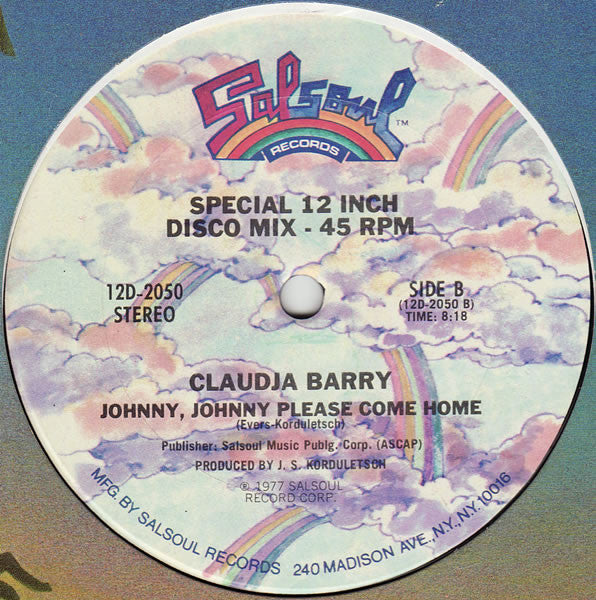 Claudja Barry : Dancin' Fever (12")