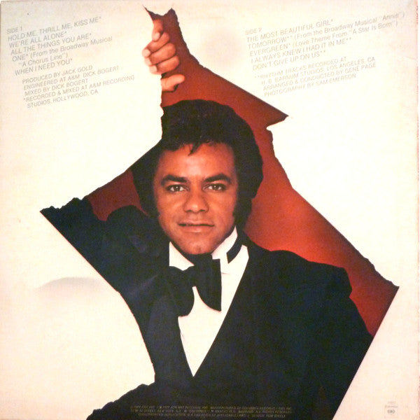 Johnny Mathis : Hold Me, Thrill Me, Kiss Me (LP, Album, Pit)